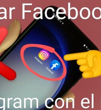 Quitar facebook de Instagram.