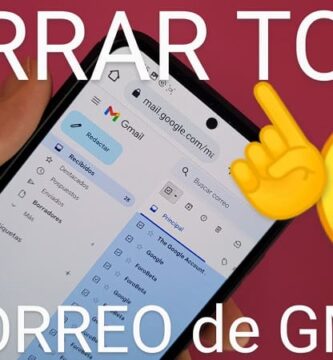 Eliminar todos los correos a la vez gmail desde el móvil .