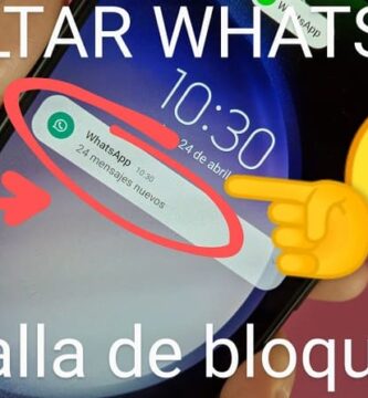 Ocultar WhatsApp pantalla de bloqueo.