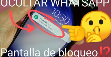 Ocultar WhatsApp pantalla de bloqueo.