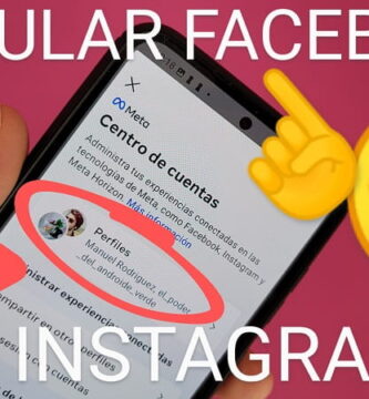 Vincular Instagram con Facebook.