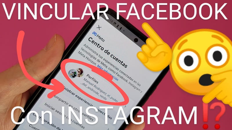Vincular Instagram con Facebook.