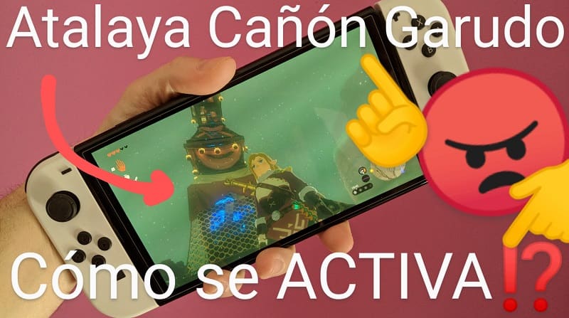 Atalaya Garudo activar Zelda Tears of the kingdom.