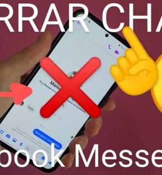 Eliminar chats Facebook Messenger.