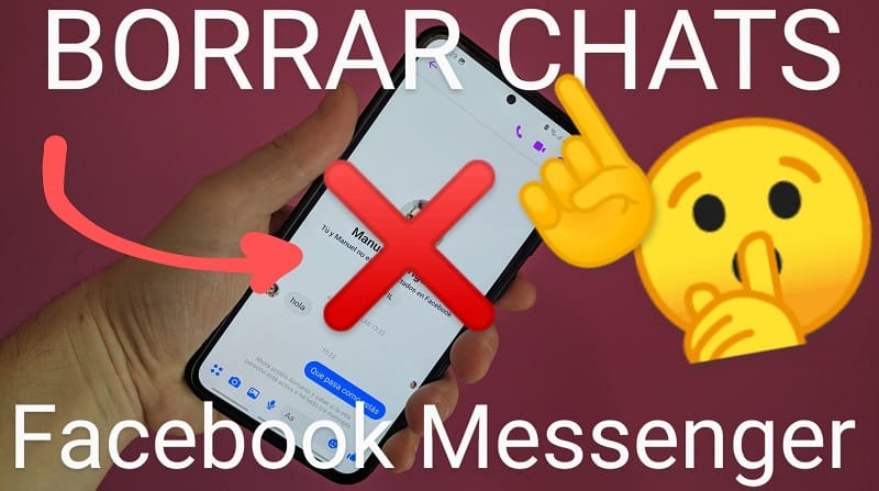 Eliminar chats Facebook Messenger.