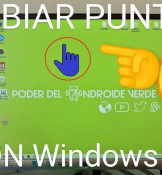 Cambiar cursor del ratón Windows 10.