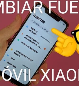 Cambiar tipo de letra Xiaomi.