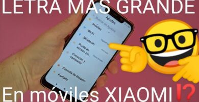 letra más grande xiaomi.