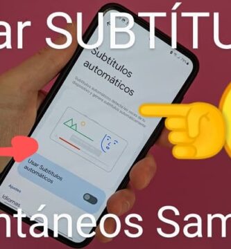 quitar subtítulos instantáneos Samsung.