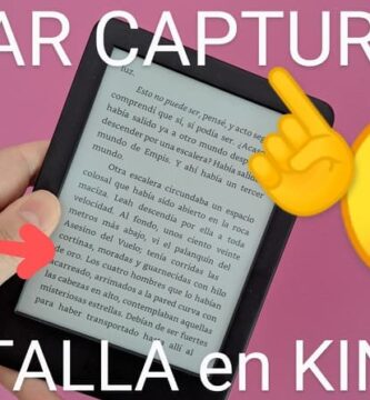 Sacar capturas pantalla Kindle.