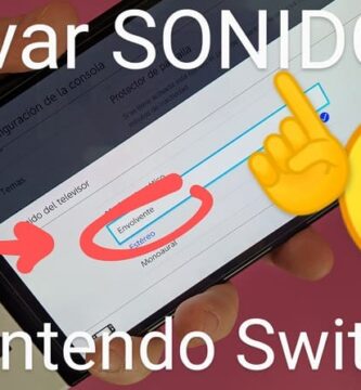 Activar sonido envolvente Nintendo Switch.