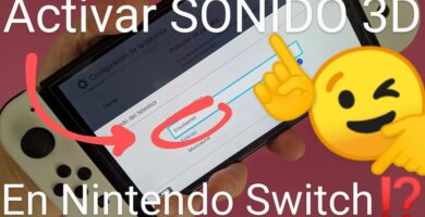 Activar sonido envolvente Nintendo Switch.