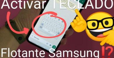 Teclado flotante Samsung.