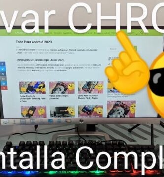 Activar pantalla completa Chrome.