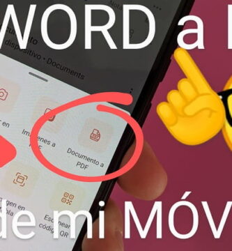 pasar de Word a PDF.