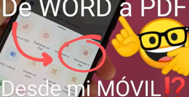 pasar de Word a PDF.