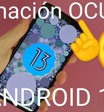 Juego oculto Android 13.