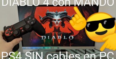 jugar diablo 4 mando dualshock 4 sin cables.