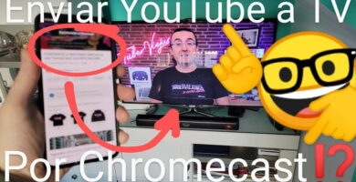 mandar vídeos de youtube a chromecast tv.