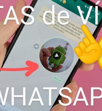 Enviar notas de vídeo por WhatsApp.