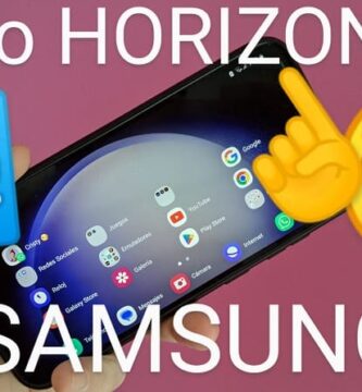 Activar modo horizontal Samsung.