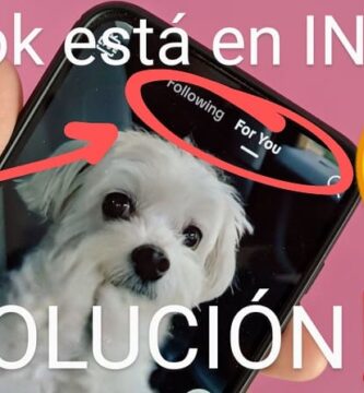 TikTok está en inglés.