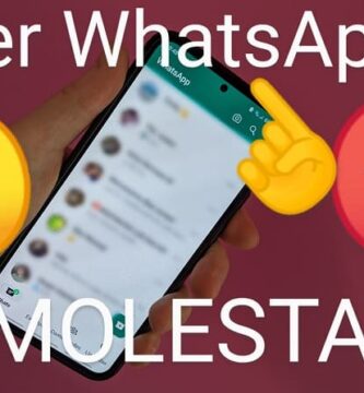 Habilitar no molestar WhatsApp.