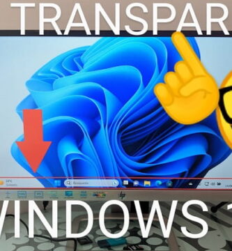 Activar barra transparente windows 11.
