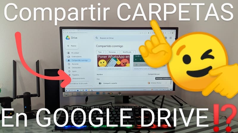 compartir carpetas Google Drive.