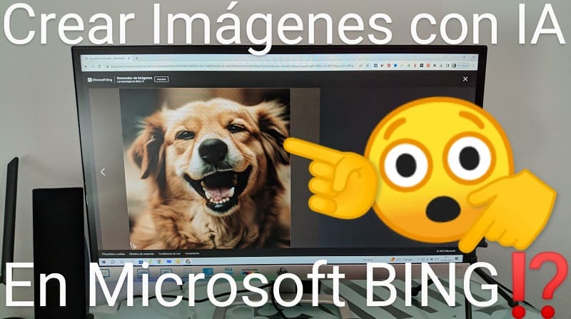 Crear imágenes con IA microsoft Bing.