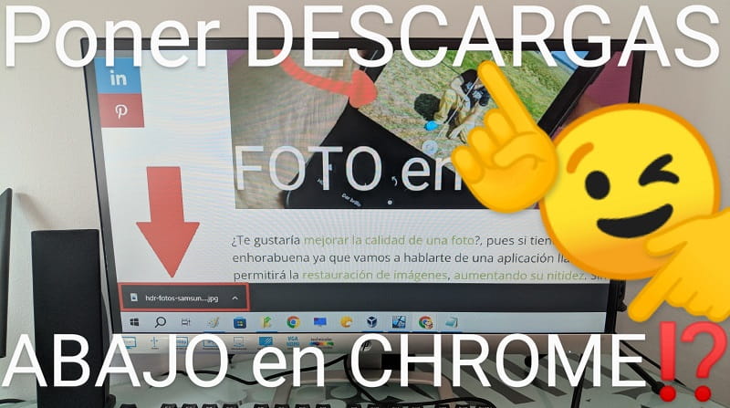 poner vieja barra de descargas Google chrome.