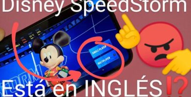 Disney SpeedStorm está en inglés.