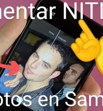 Mejorar la nitidez de una foto en Samsung Galaxy.