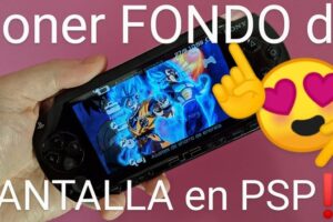 Establecer fondo personalizado en PSP.