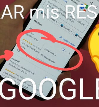 Eliminar una reseña de Google.