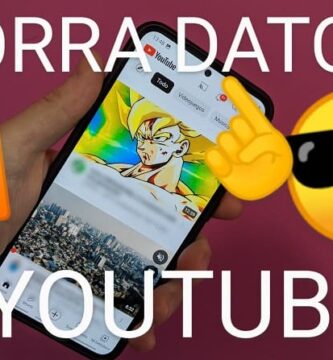 Activar modo ahorro de datos en youtube.