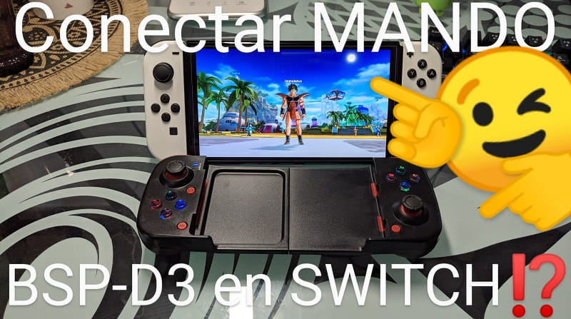 Conectar mando BSP-d3 a Nintendo Switch.