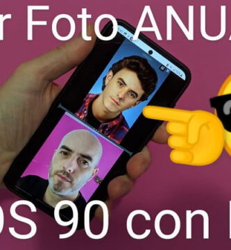Foto anuario de los 90 con IA.
