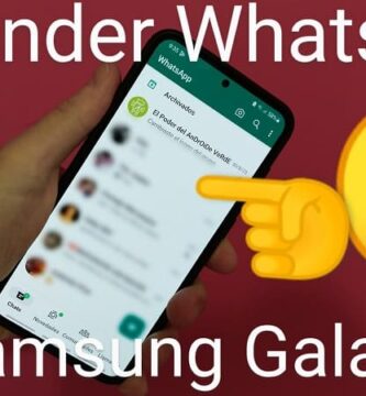 Esconder WhatsApp en Samsung Galaxy.