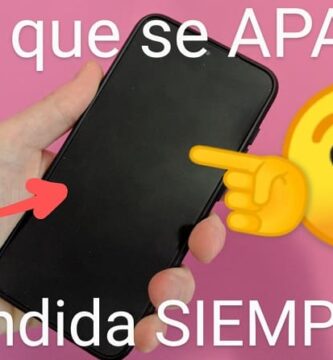 Tener siempre la pantalla encendida en mi teléfono.