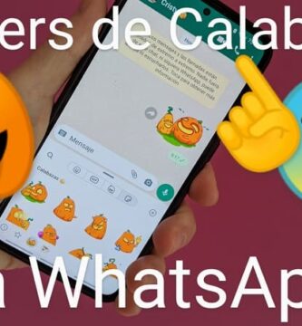 Enviar stickers de calabazas por WhatsApp.