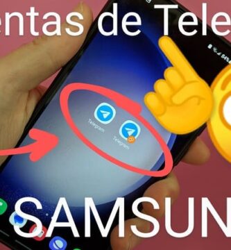 2 cuentas de telegram samsung.