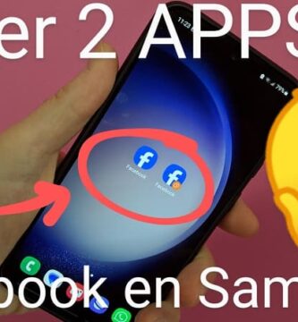 2 Facebook en un samsung.