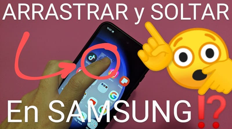 Drag and drop Samsung.