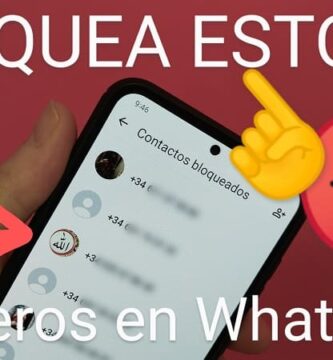 dejar de recibir números de desconocidos WhatsApp.
