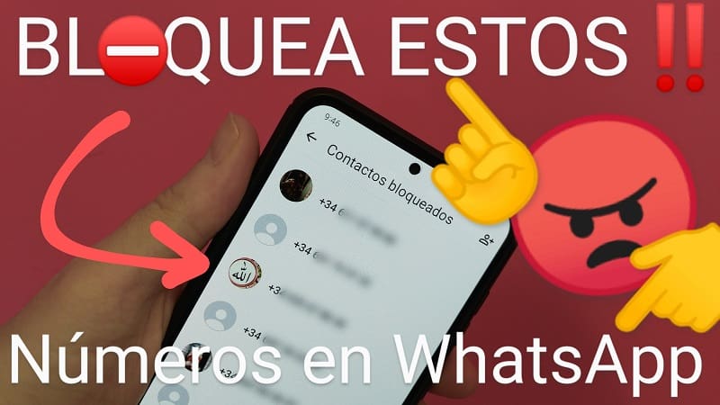 dejar de recibir números de desconocidos WhatsApp.