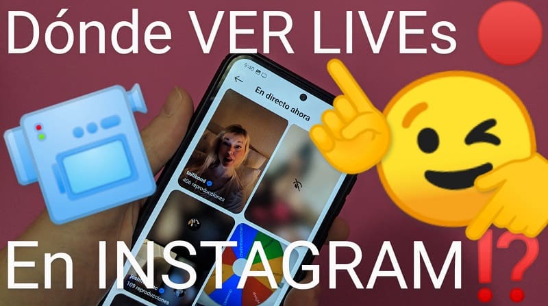 Donde ver directos de Instagram.