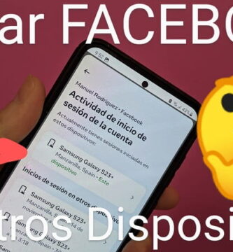 Eliminar Facebook de otros dispositivos.