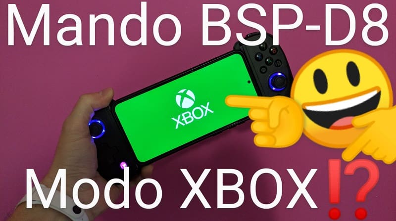 Conectar mando BSP-d8 en modo xbox.
