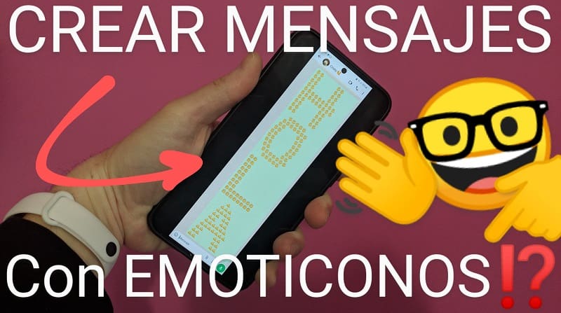 Crear mensaje emoticonos.